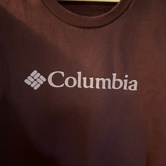 EUC Columbia Plum Purple Pullover Logo Sweatshirt - Womens Medium - Picture 3 of 7